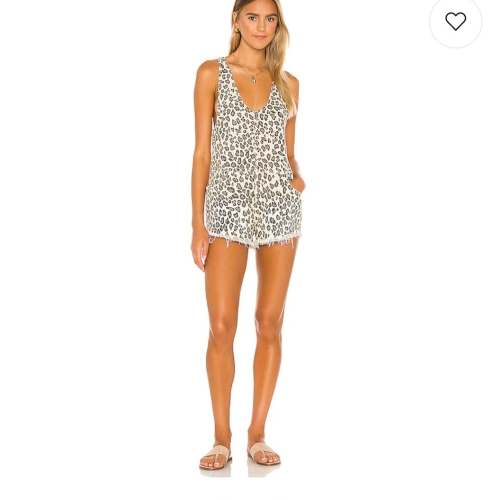 Fierce mini romper in leopord. New with tags